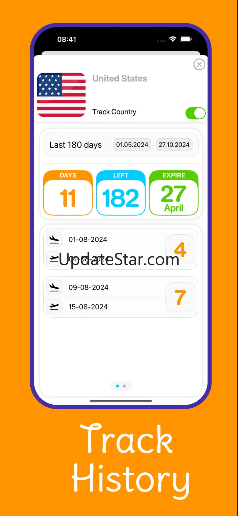 Nomad: Travel Day Tracker 1.66