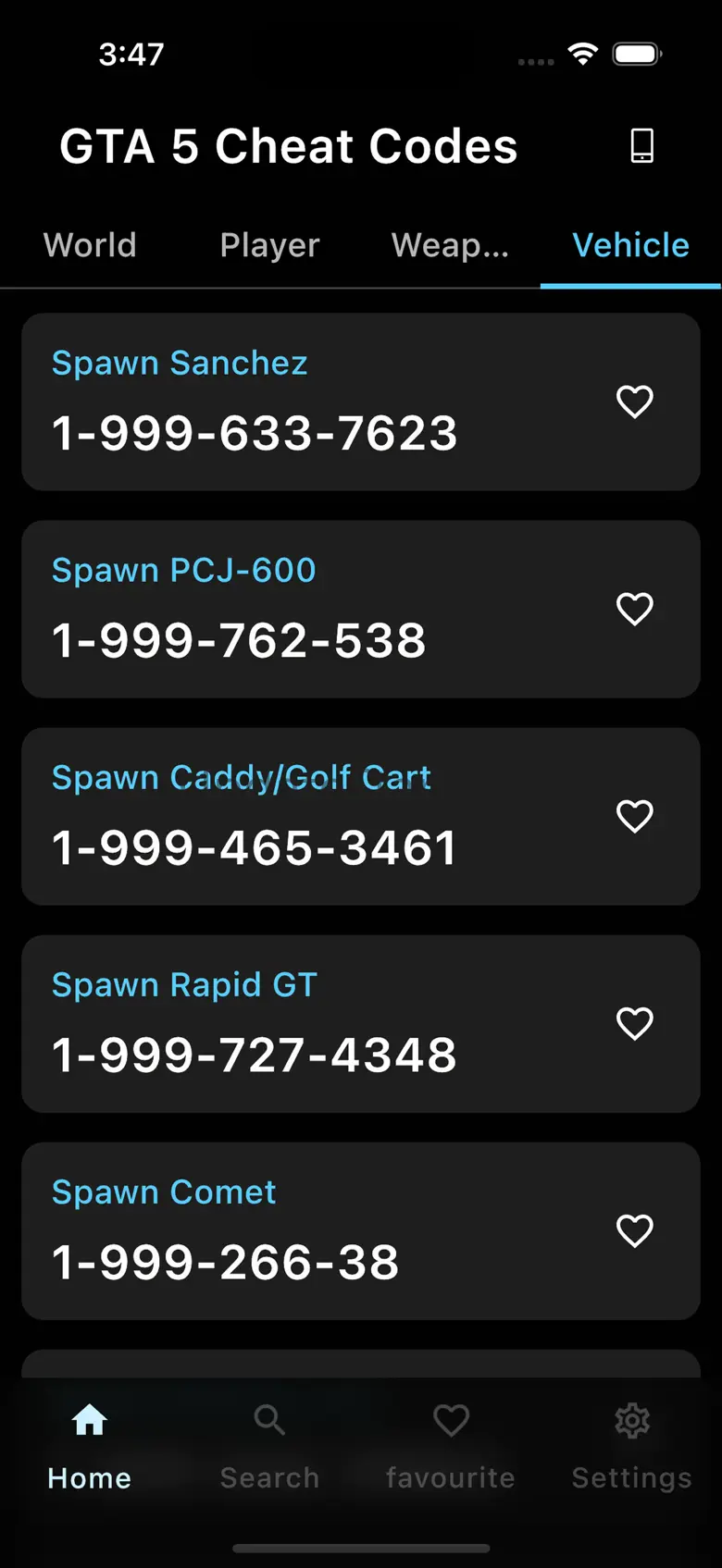 Cheat Codes for GTA Cheats Pro 3.3