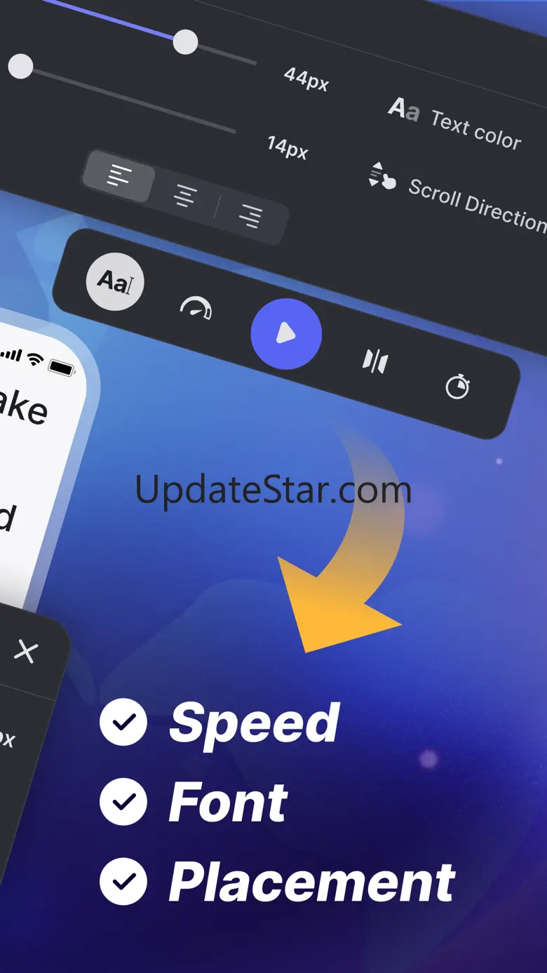 Teleprompter: Floating Text 1.1.1
