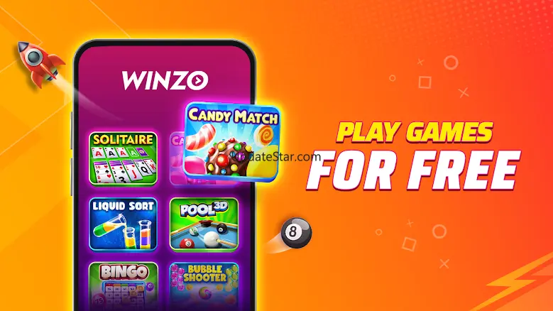 WinZO:Candy Match, Pool & More 35.2.1705