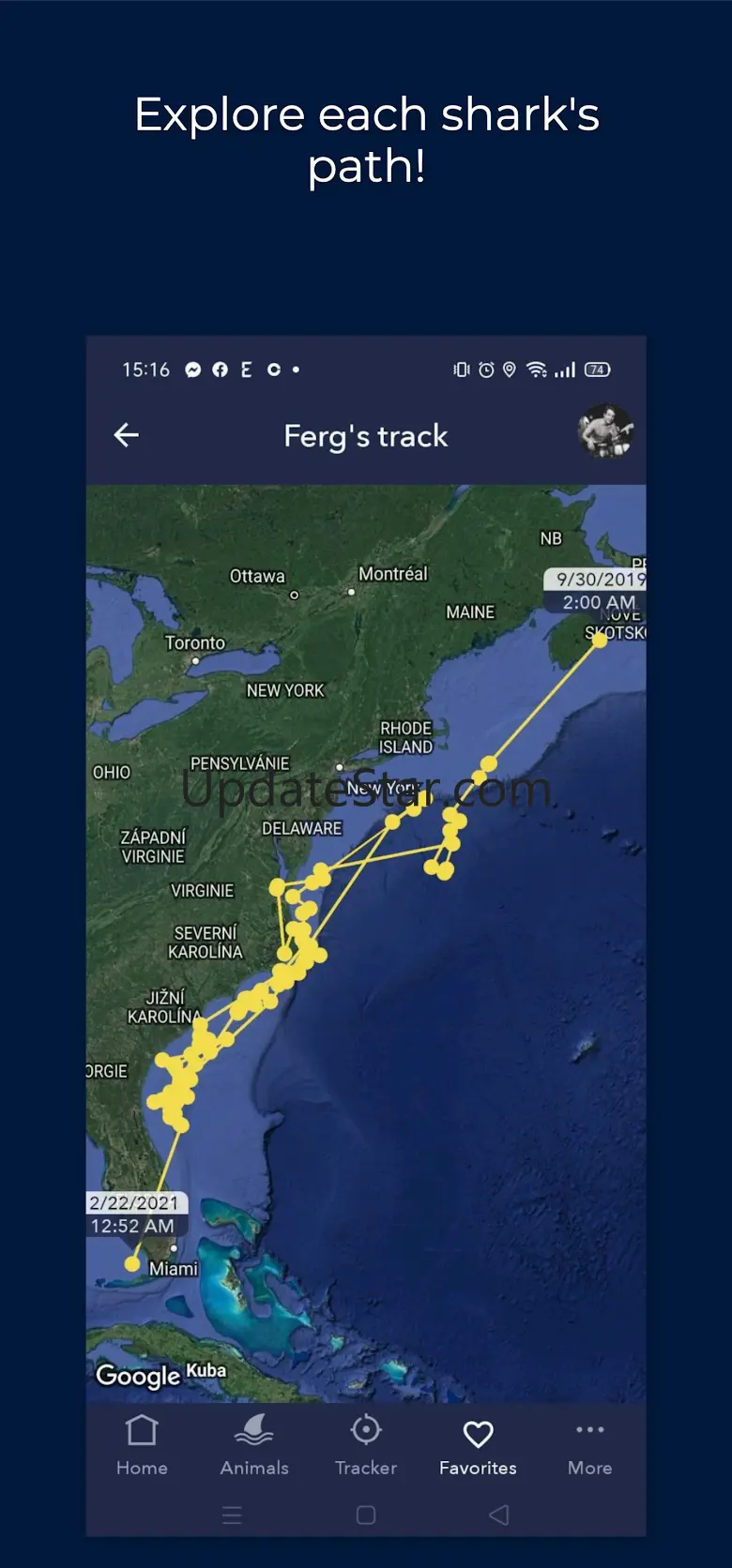OCEARCH Shark Tracker™ 3.0.14