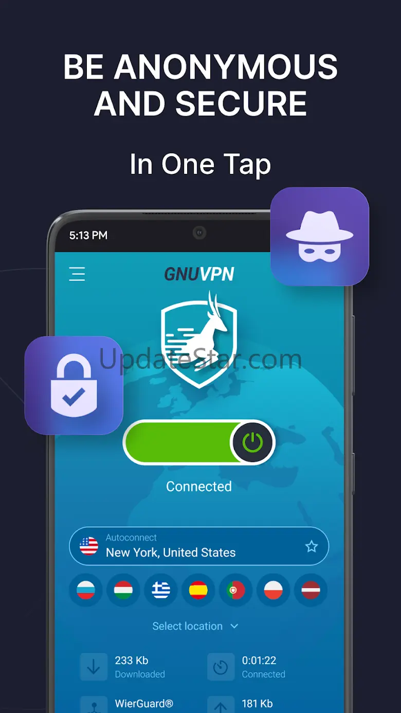 GnuVPN High Speed VPN Proxy 1.6.7