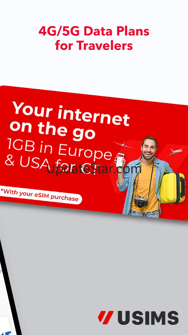 eSIM for Travel & Wifi: USIMS 3.52