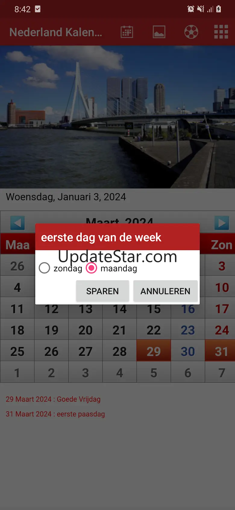 Nederland Kalender 2025 3.0.2