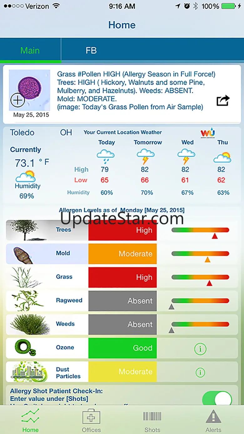 Allergy Pollen Count 3.3.3