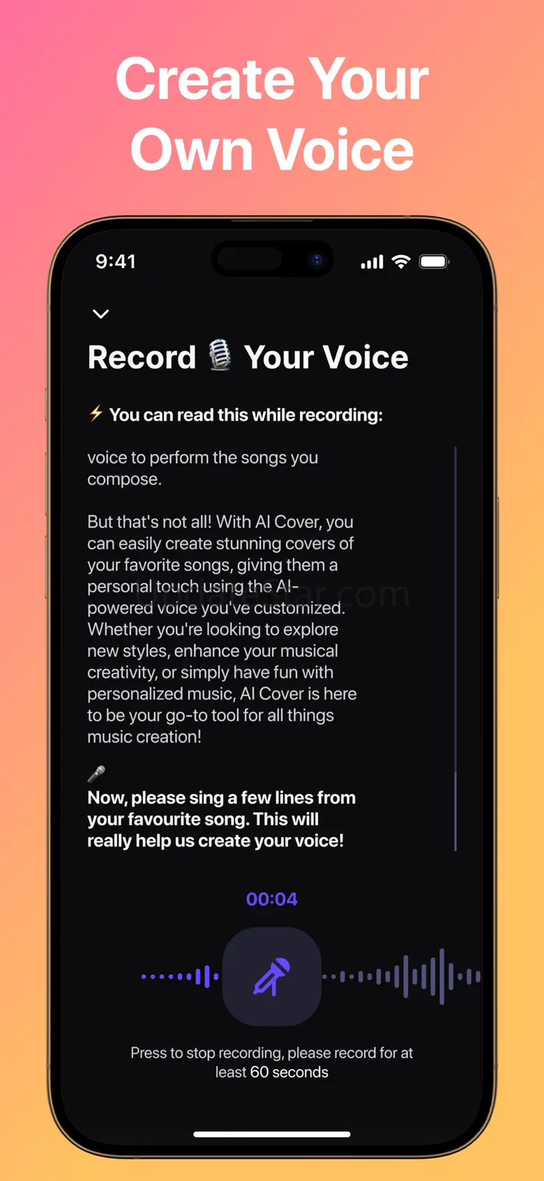 AI Cover・Own Voice Music Maker 1.2.3
