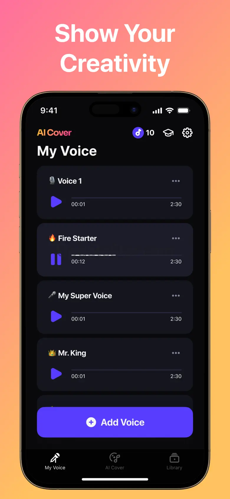 AI Cover・Own Voice Music Maker 1.2.3