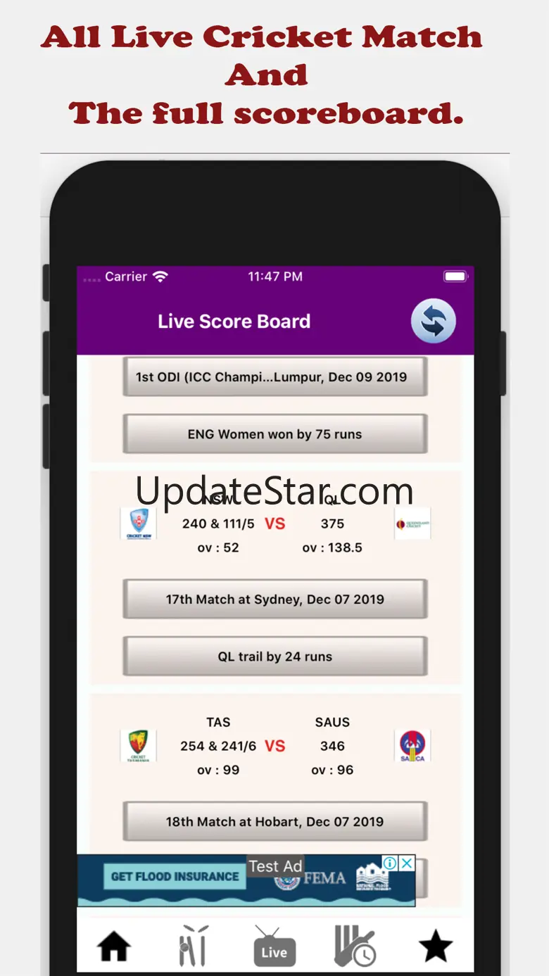 Gtv Cricket Live 3.6.23