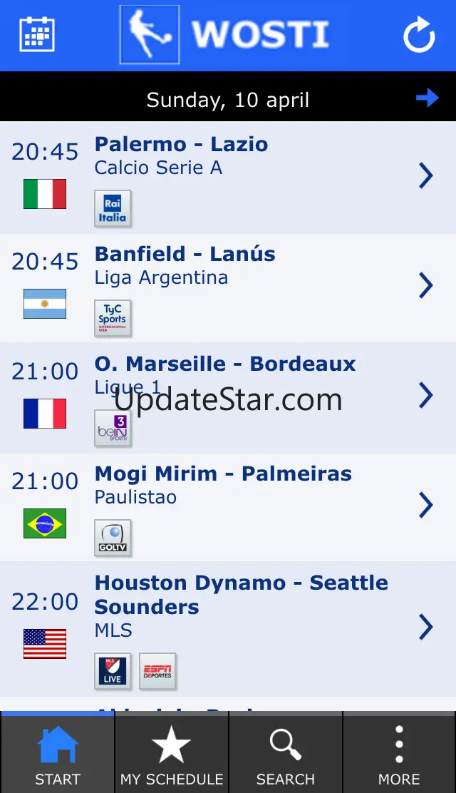 Sports TV 1.1.0