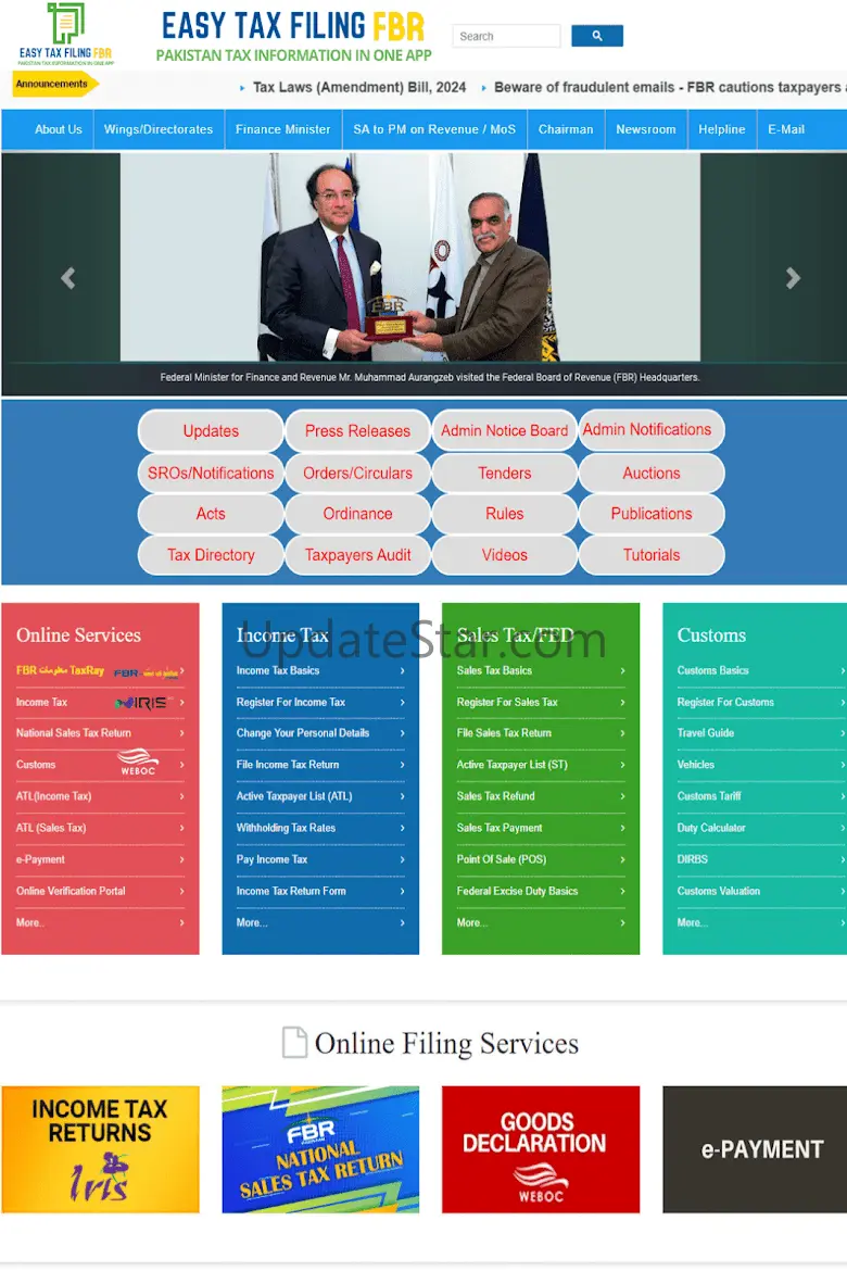 Easy Tax Filing by FBR 5.0