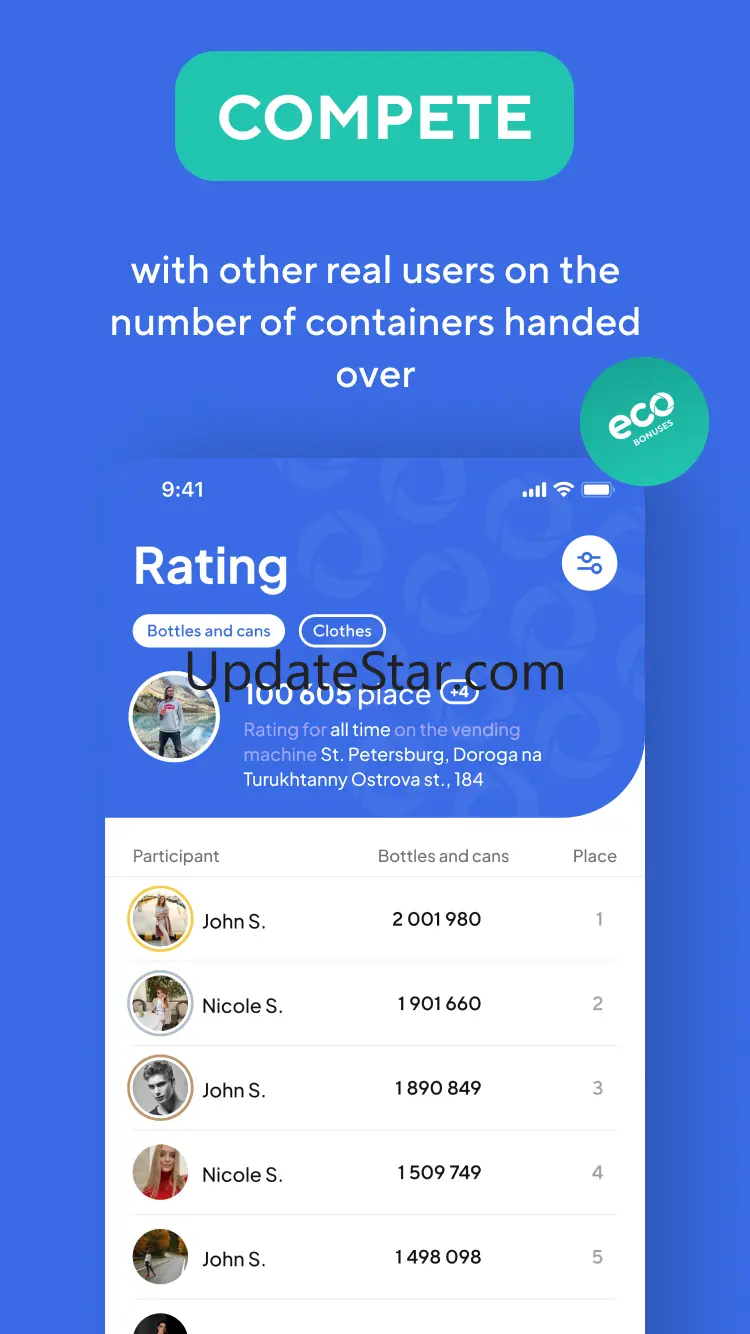 Ecoplatform бонусная программа 2.20.0