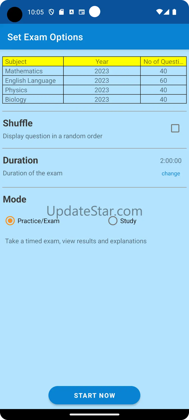 MySchoolGist CBT Practice 2025 2.06