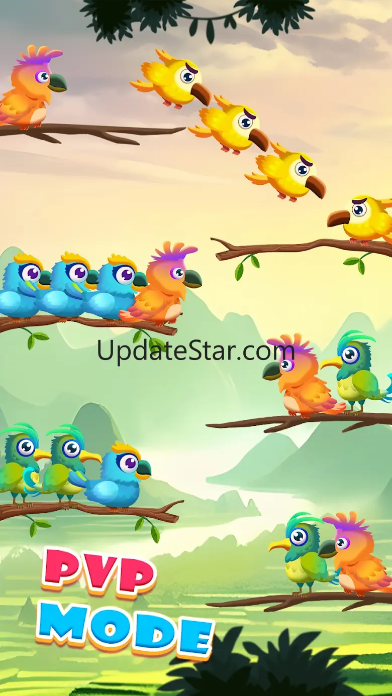 Colorful Bird Fly:Perfect Sort 1.0.9.185