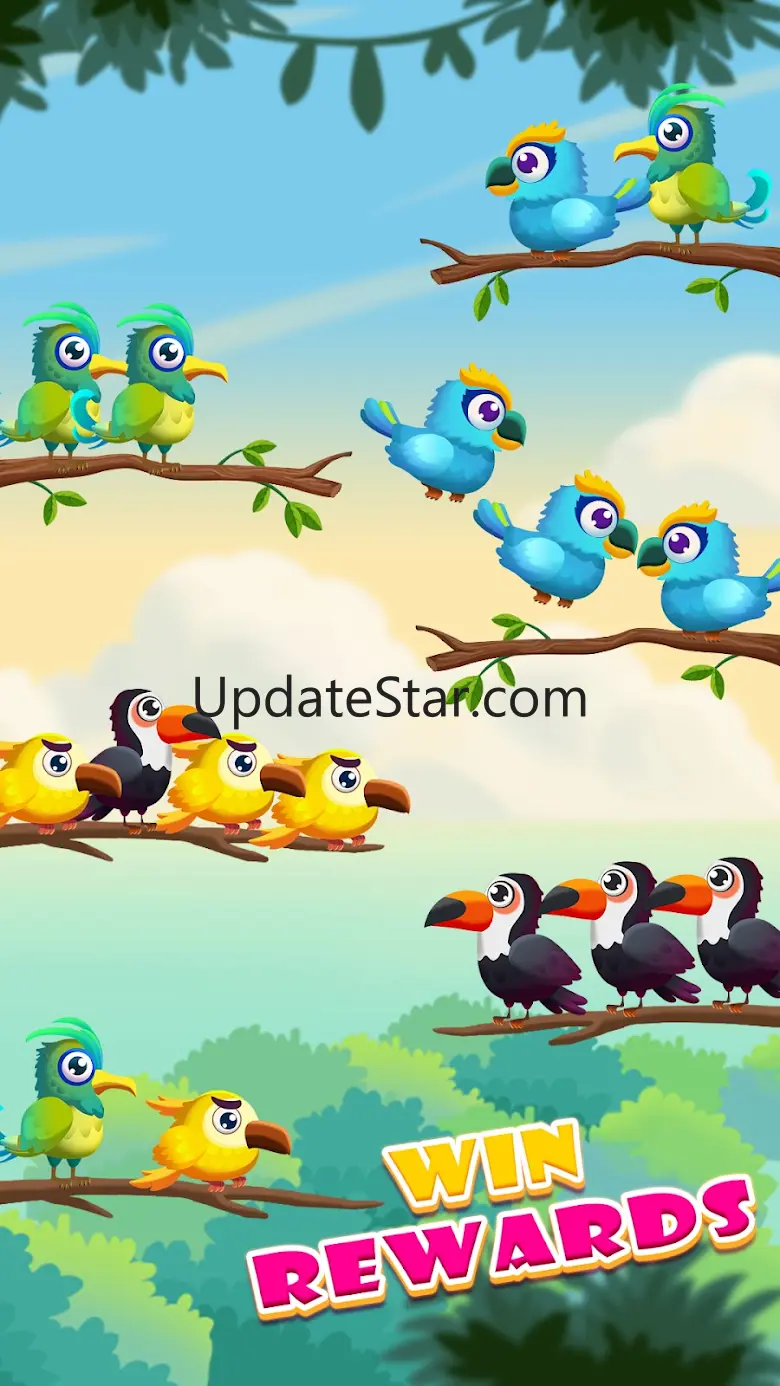 Colorful Bird Fly:Perfect Sort 1.0.9.185