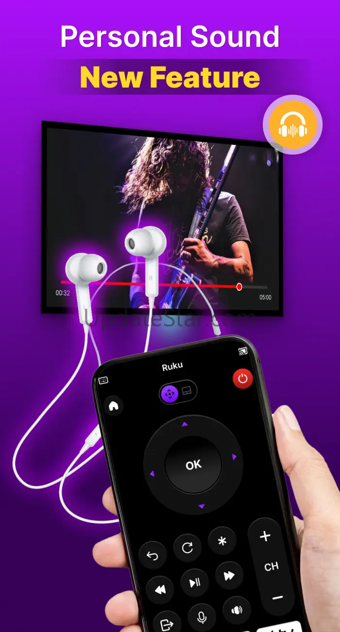 Remote for RokuTV & SmartTV 41.0