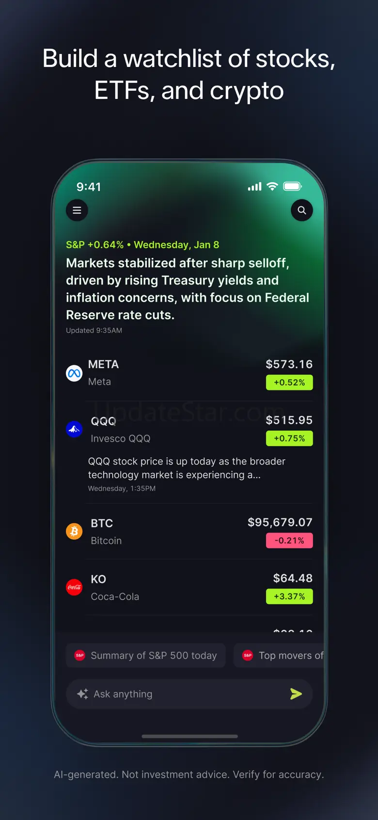 Alpha: AI Market Watchlist 1.0.8