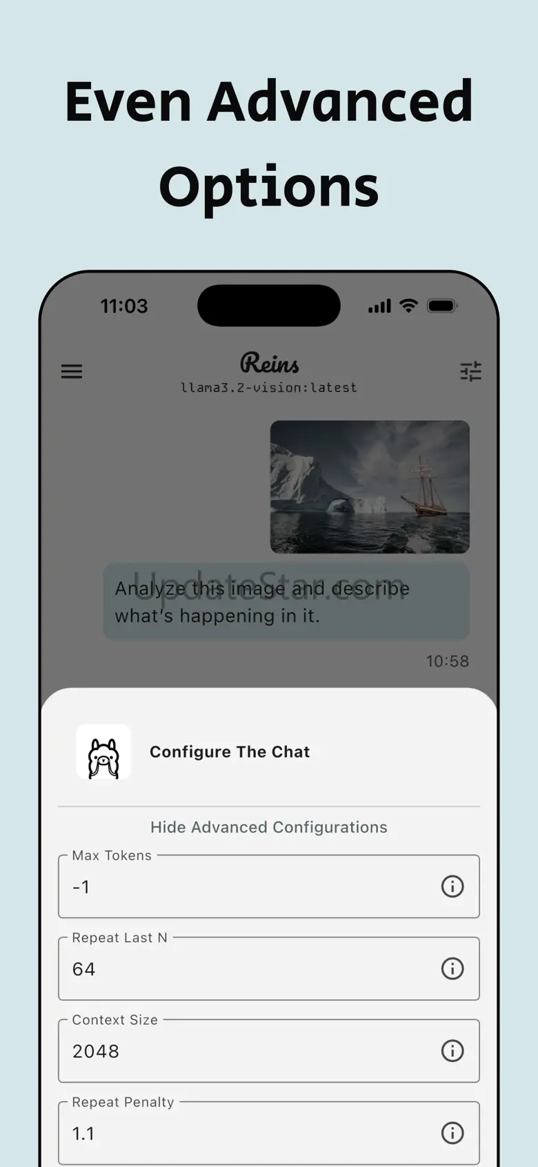 Reins: Chat for Ollama 1.3