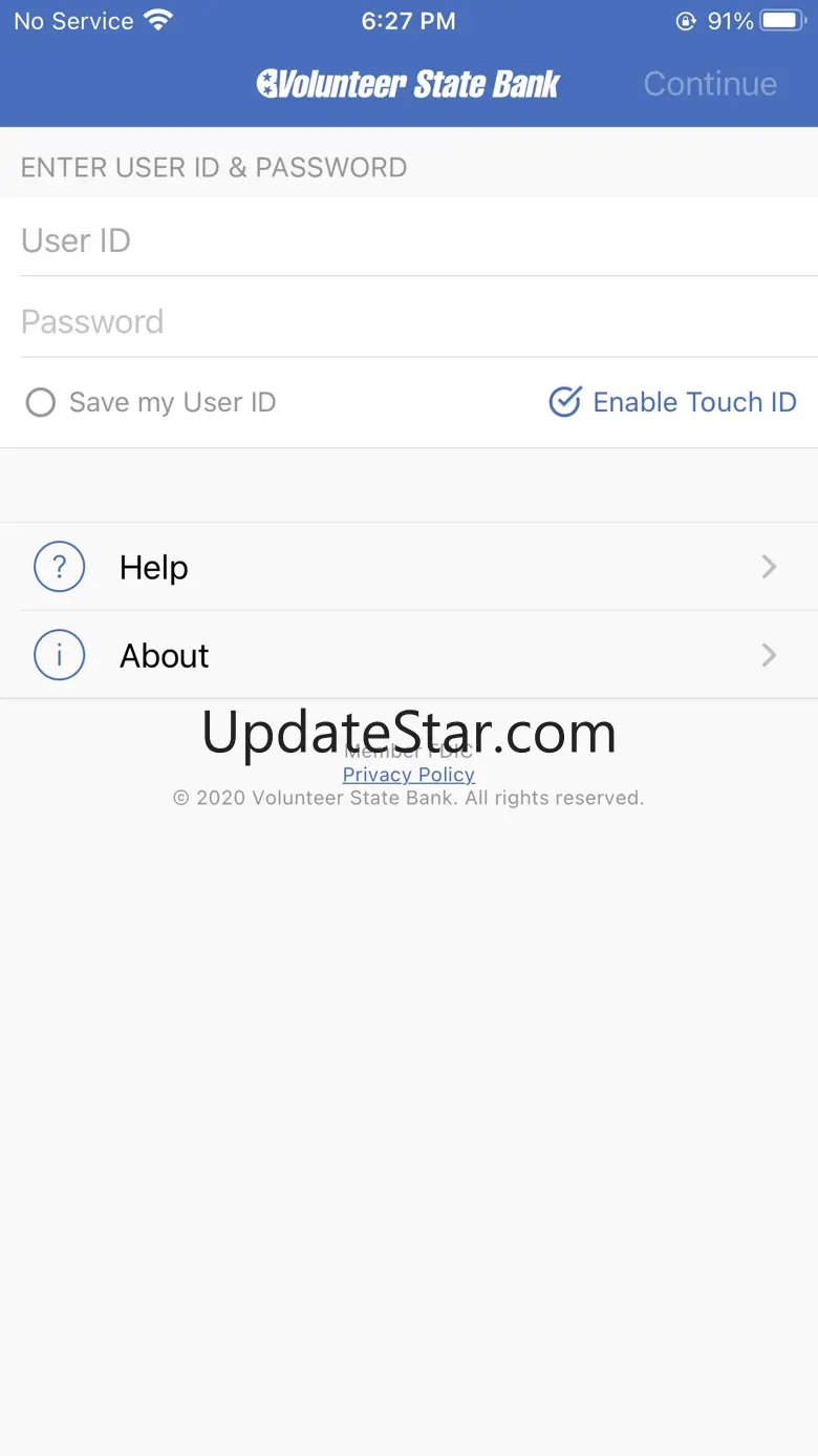 Volunteer Bank Mobile 867