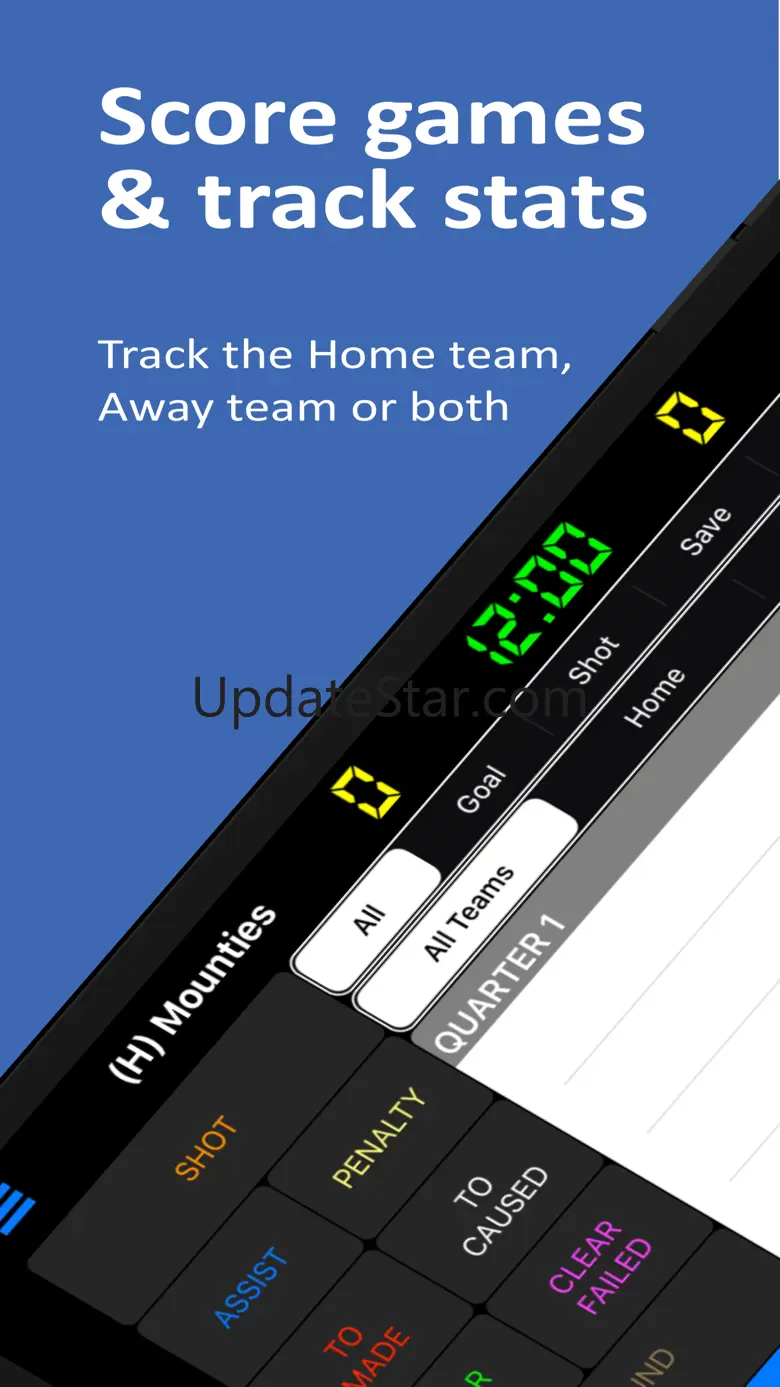 Lacrosse Scorebook + Stats 1.2.2
