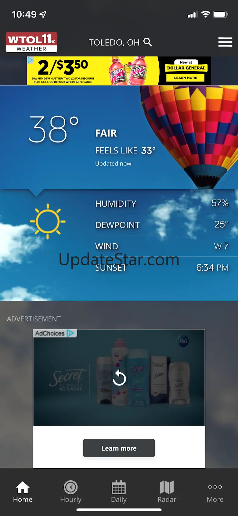 WTOL 11 Weather 5.15.402