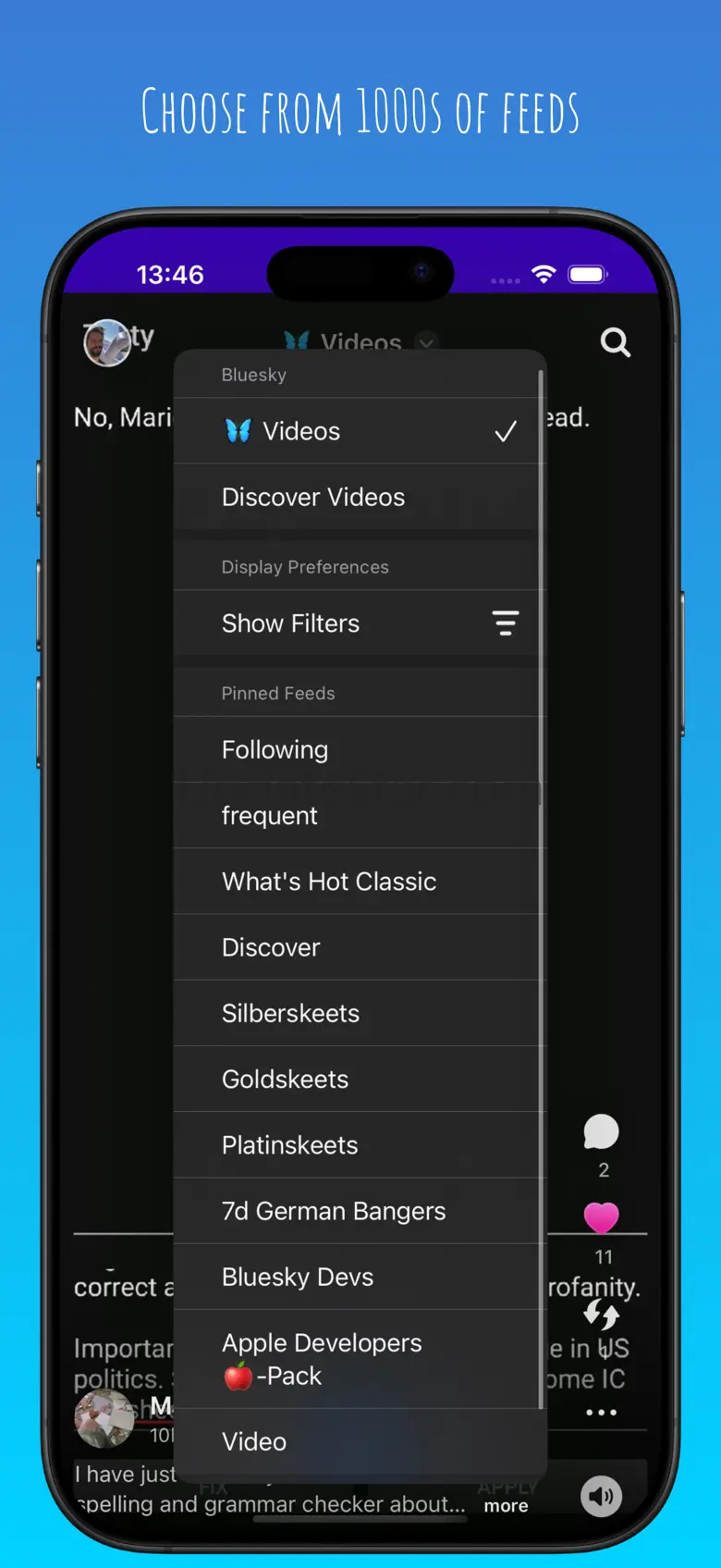 Bluescreen for Bluesky 1.0.1