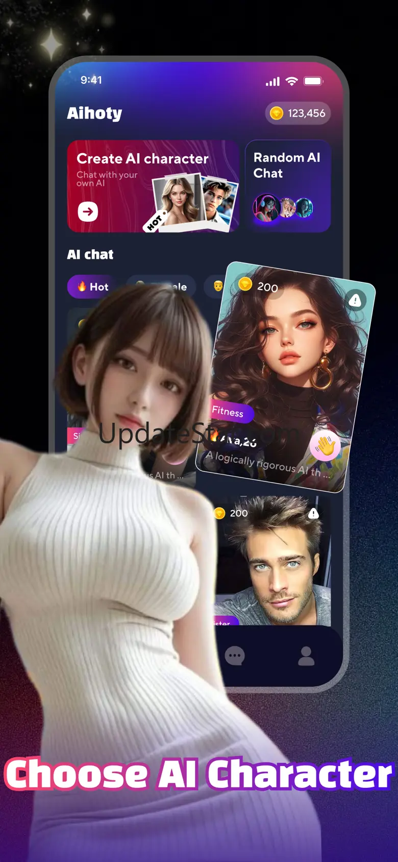 Aihoty-AI Friend & Girls Chat 1.4