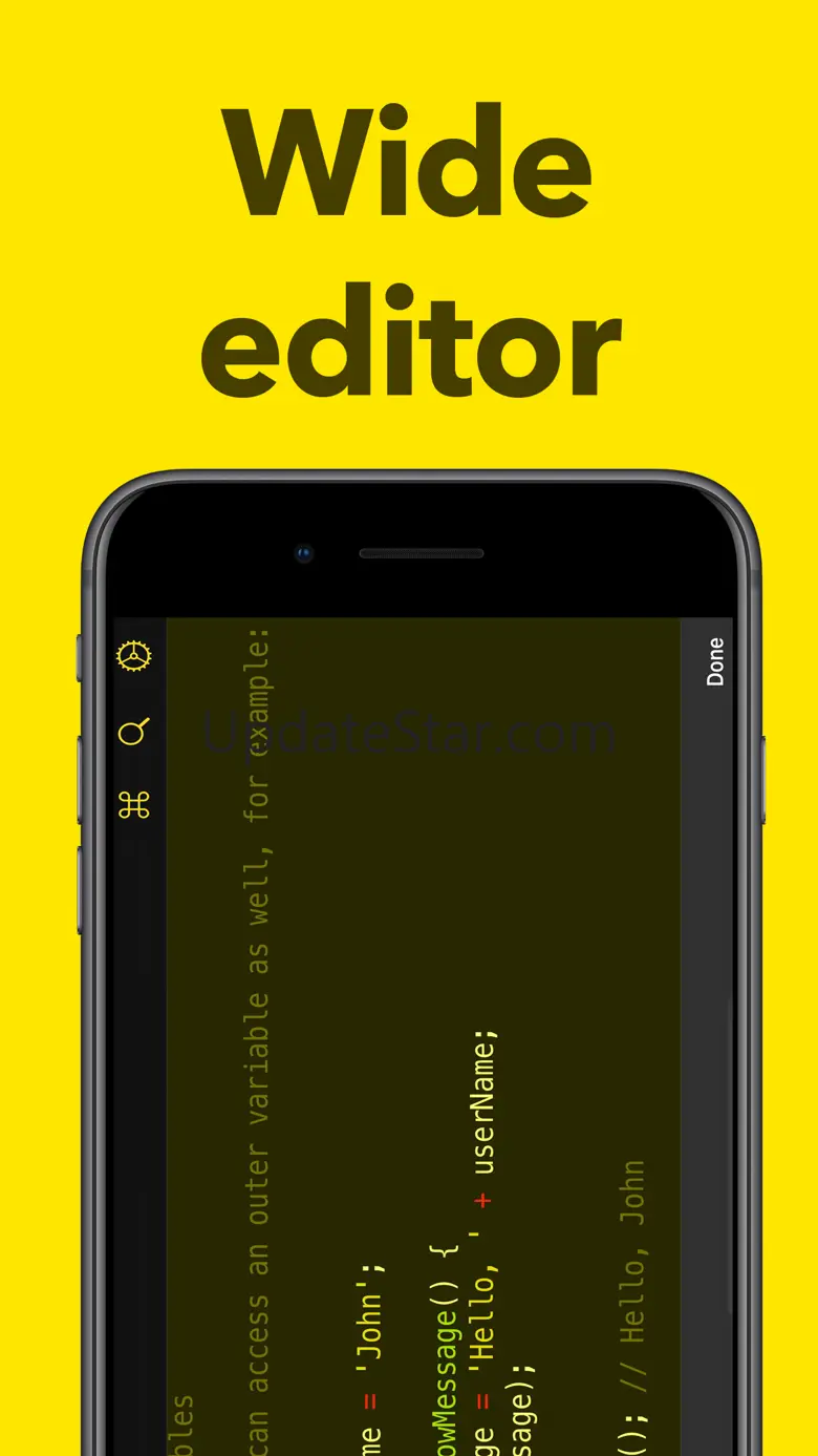JavaScript Coding Editor IDE learn javascript