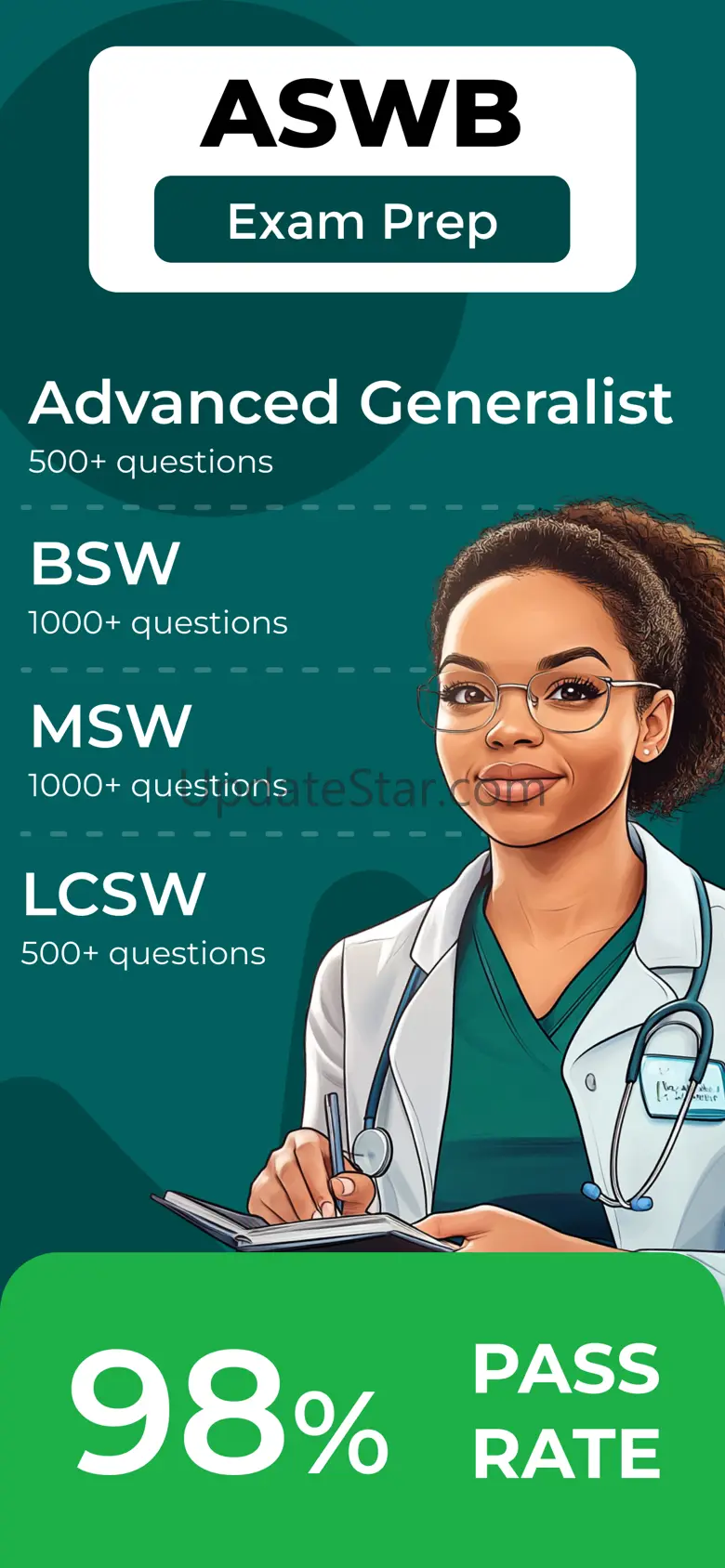 Pass ASWB: LCSW Test Prep 2025 1.1.8