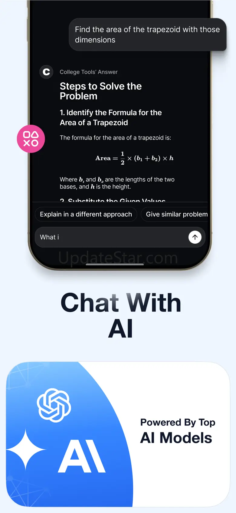 Homework Help: CollegeTools AI 1.0.7