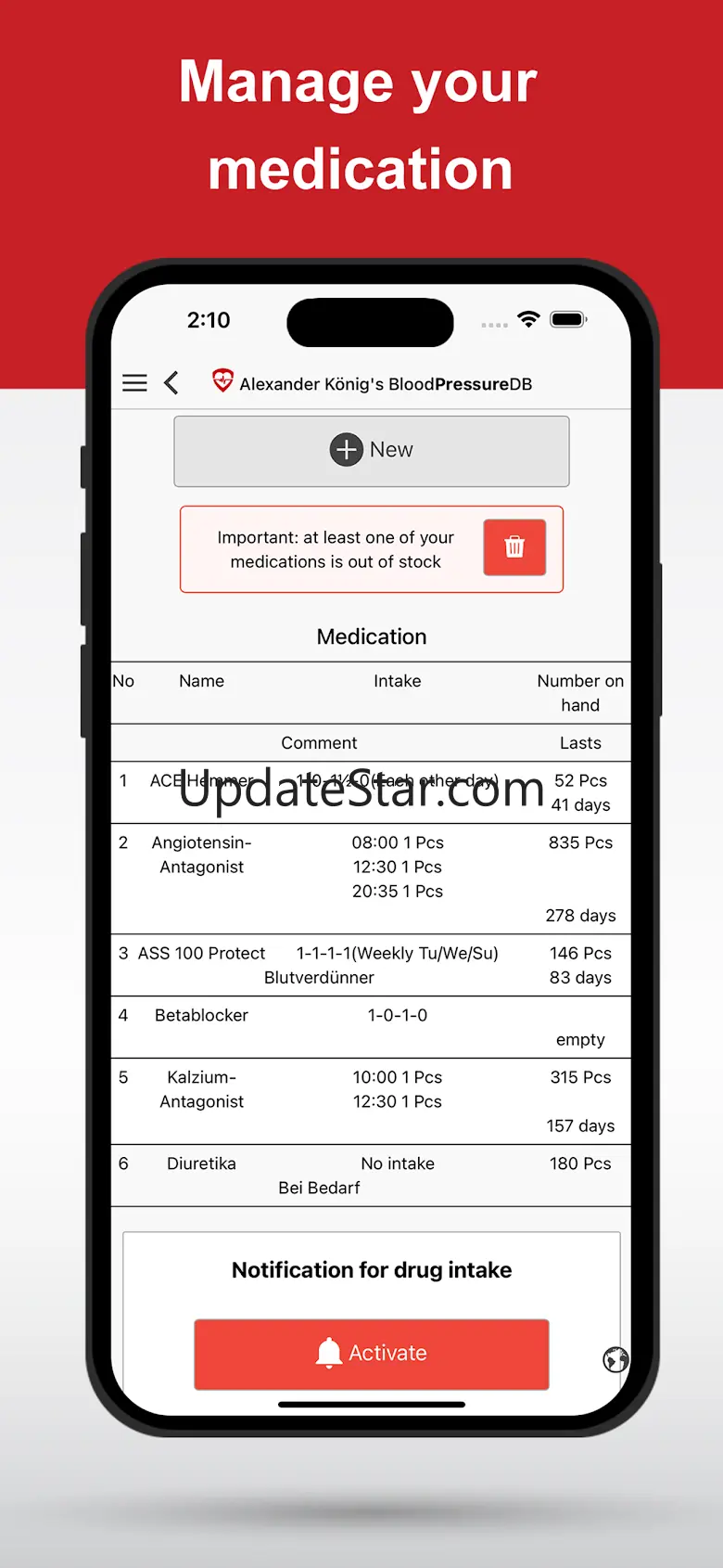 BloodPressure DB – BP Tracker 7.1.16