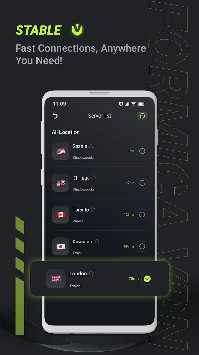 Formica VPN - Fast & Reliable 2.0
