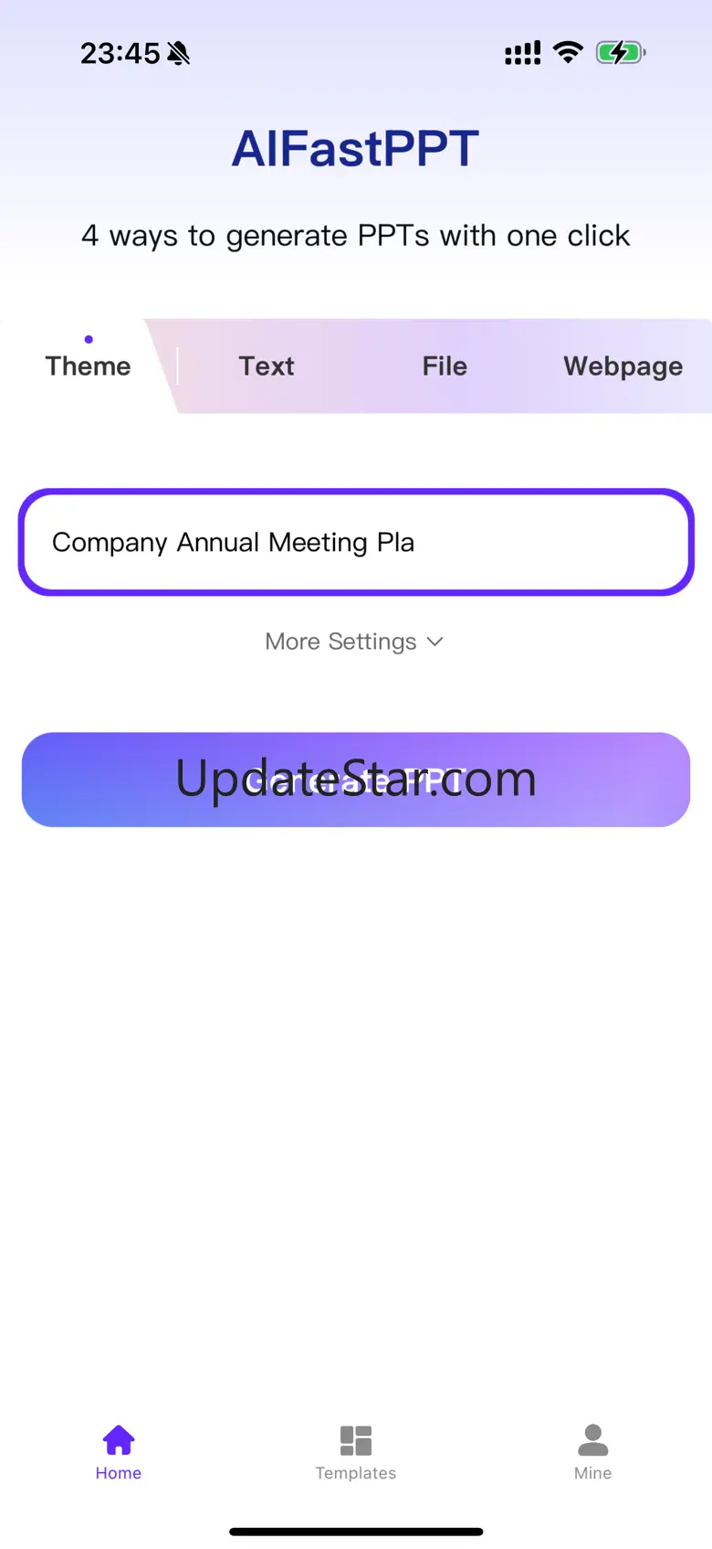 AIFastPPT -Generate PowerPoint 1.1.0
