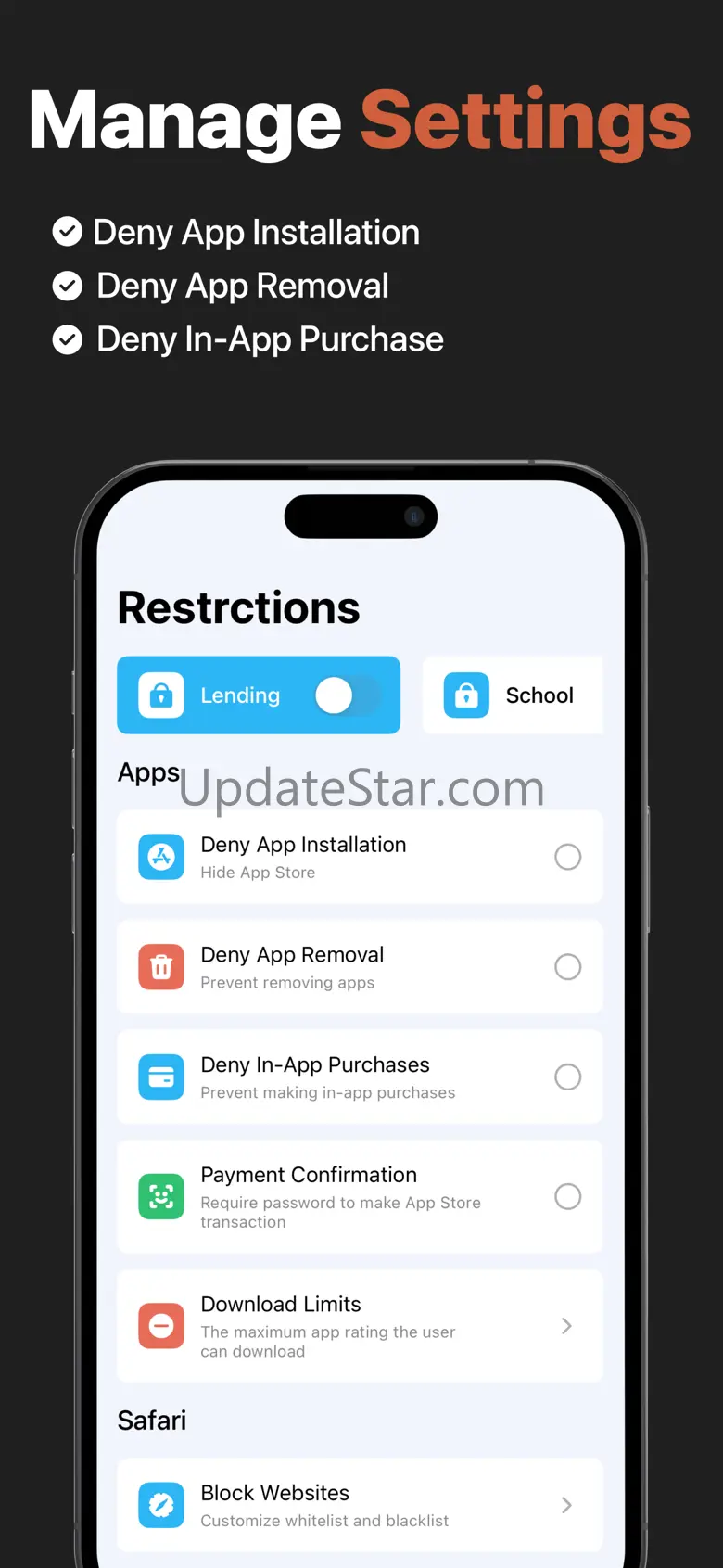iSetting-Lock App & Hide App 1.0.0