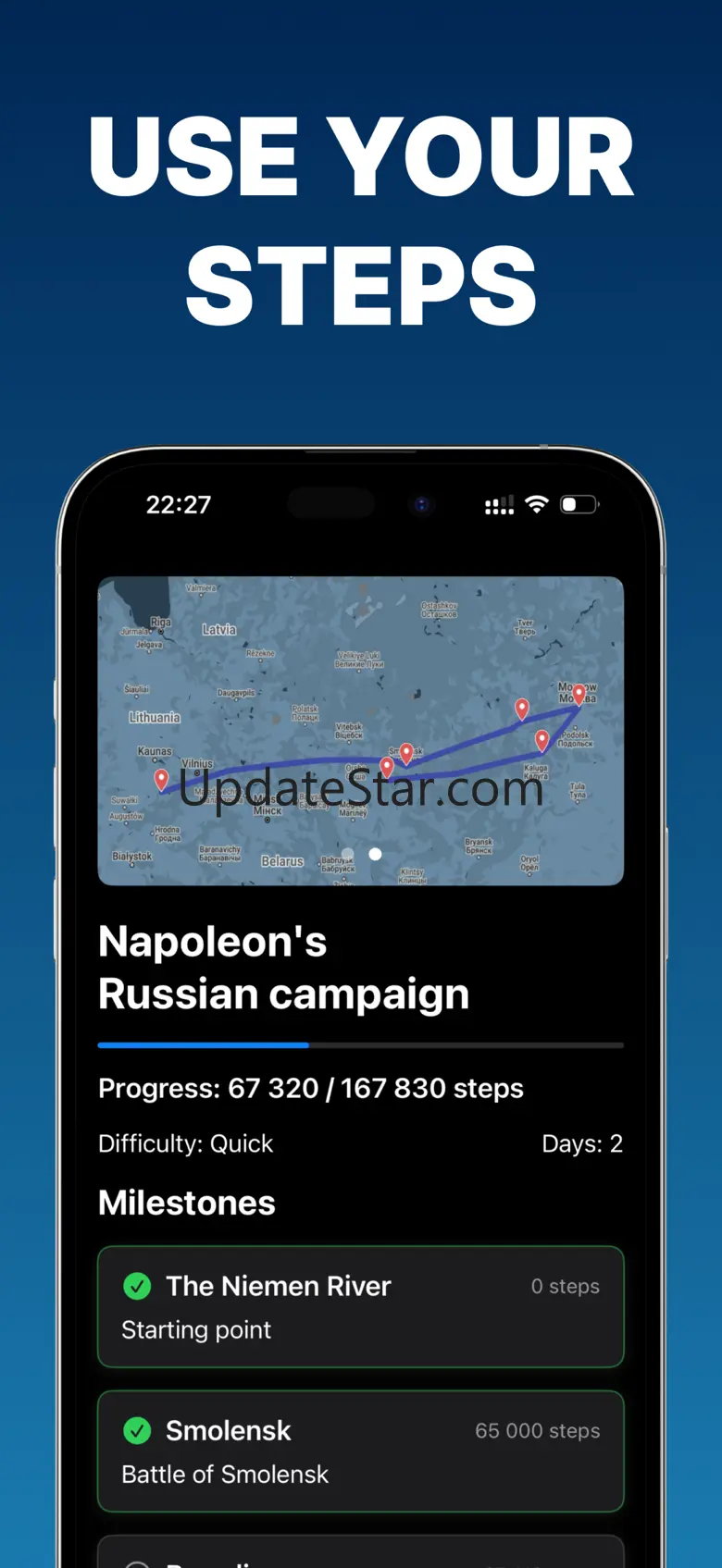 History Hike - Step Counter 1.2.3