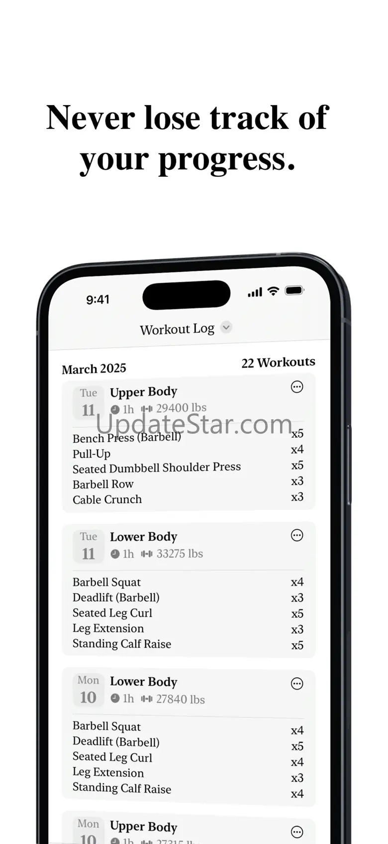 Track It - Workout Tracker 1.1.1