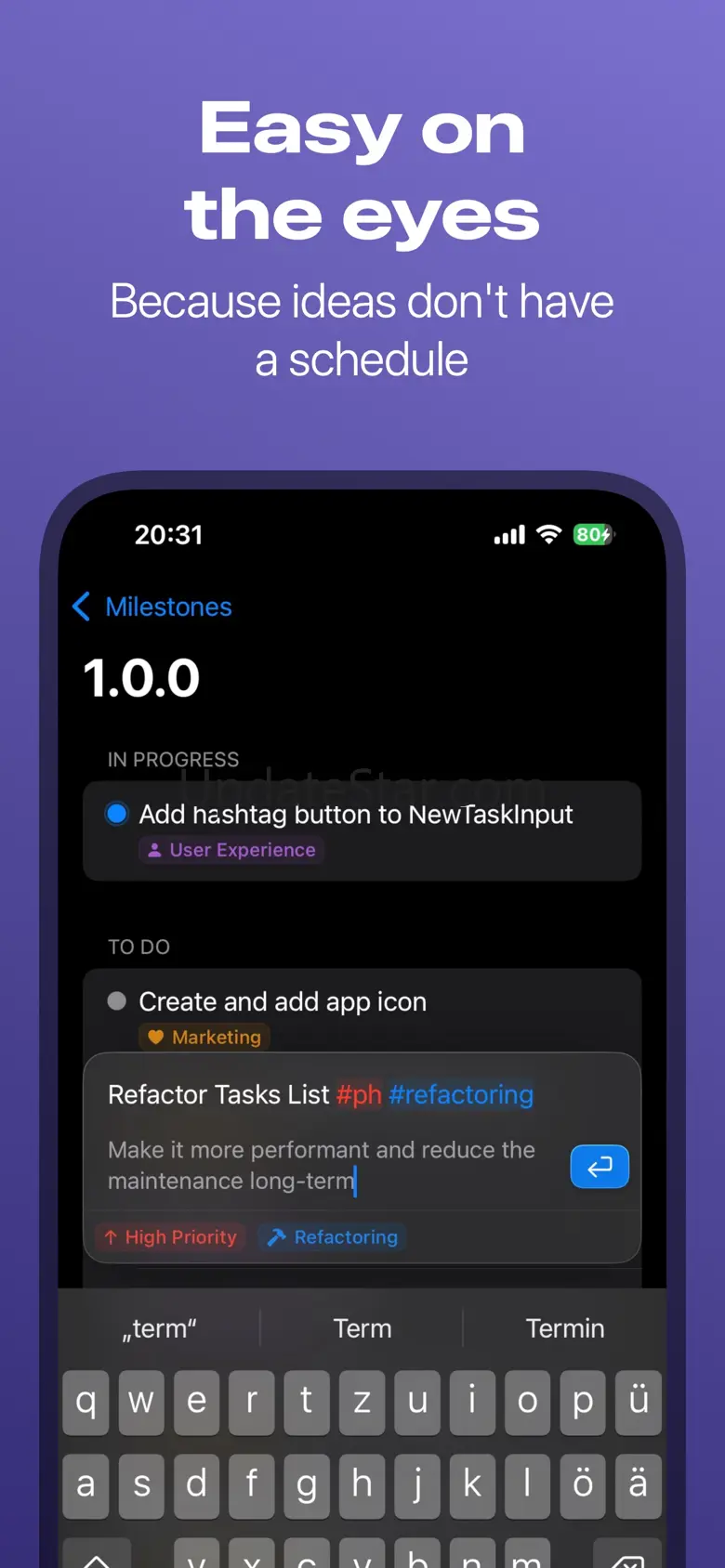 Project Planner: Milestones 1.1.7