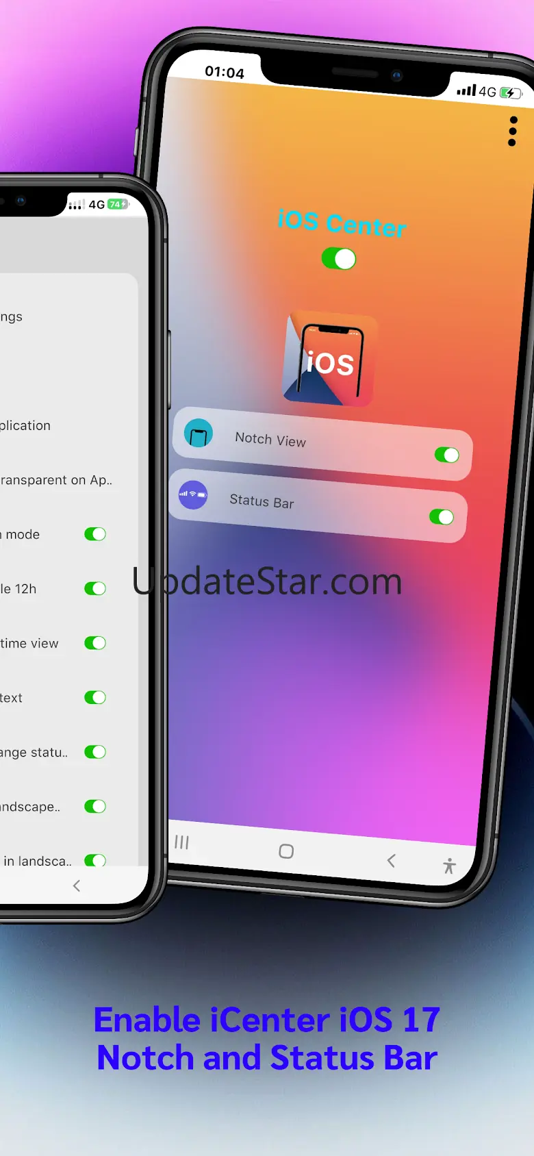 iCenter OS 18: X - Status Bar 4.2