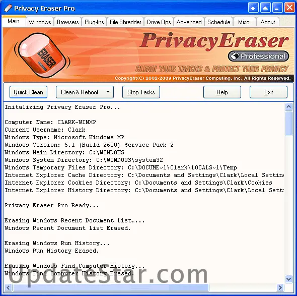 Privacy Eraser Pro 9.95