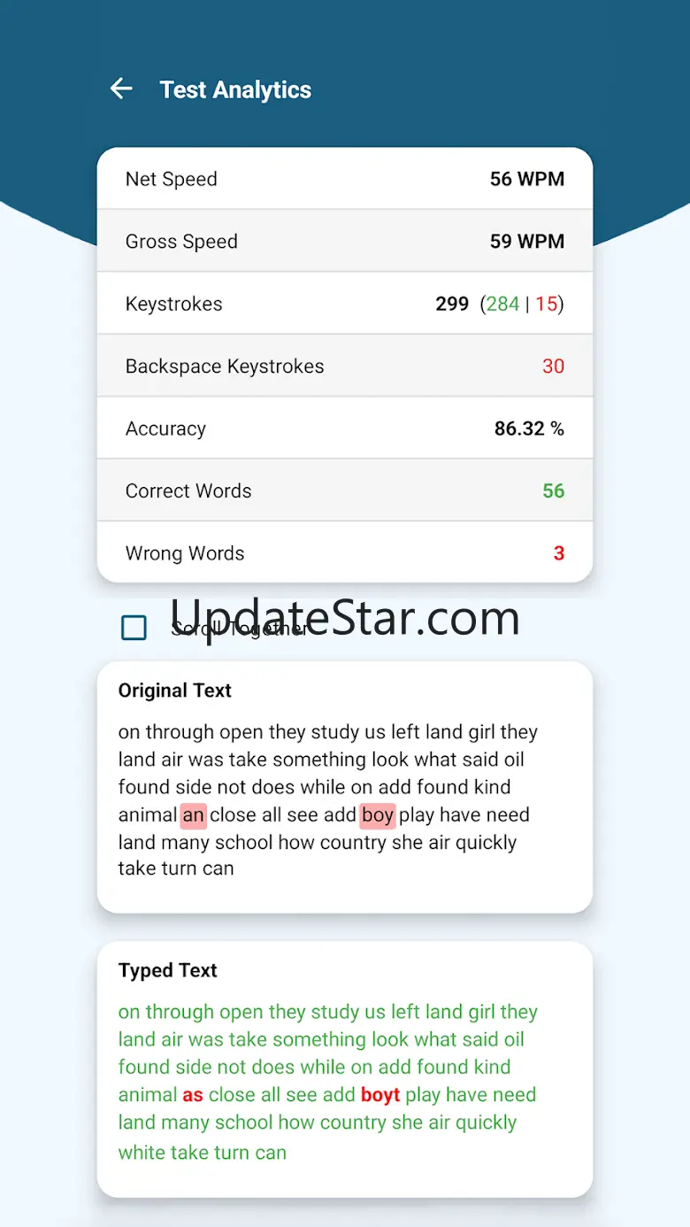 Typing Speed Test Master 20.13.23