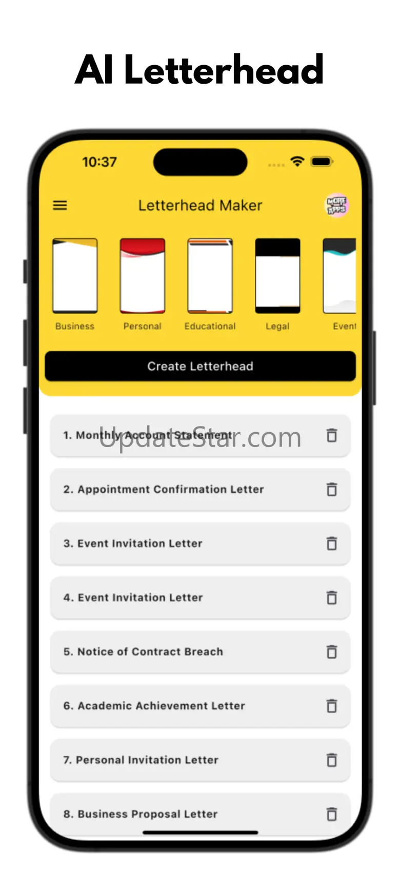 AI Letterhead Maker App 1.0.2