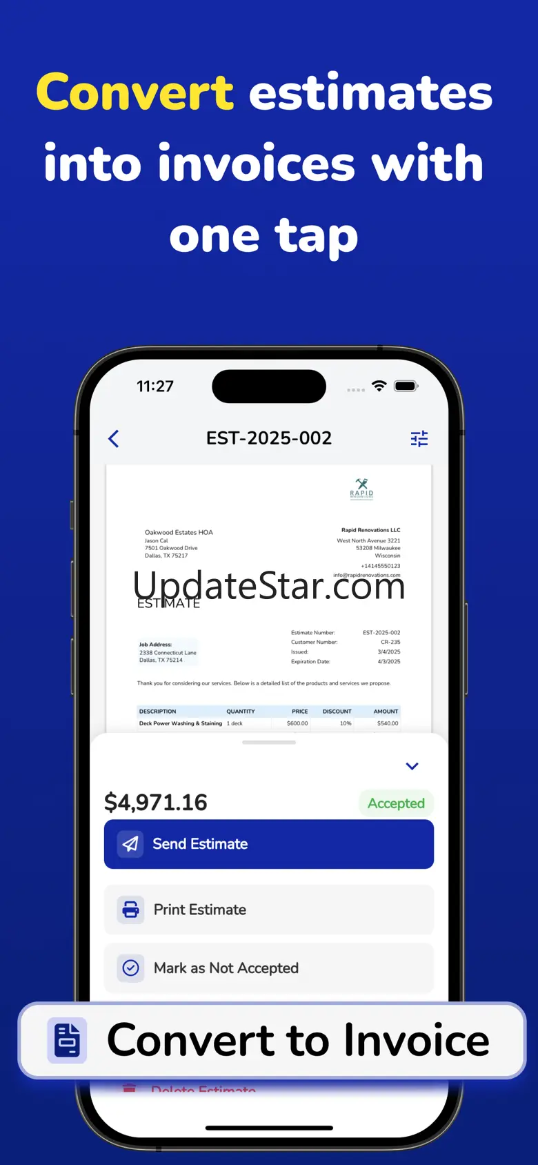 Invoice Maker Simple, Estimate 1.0.1
