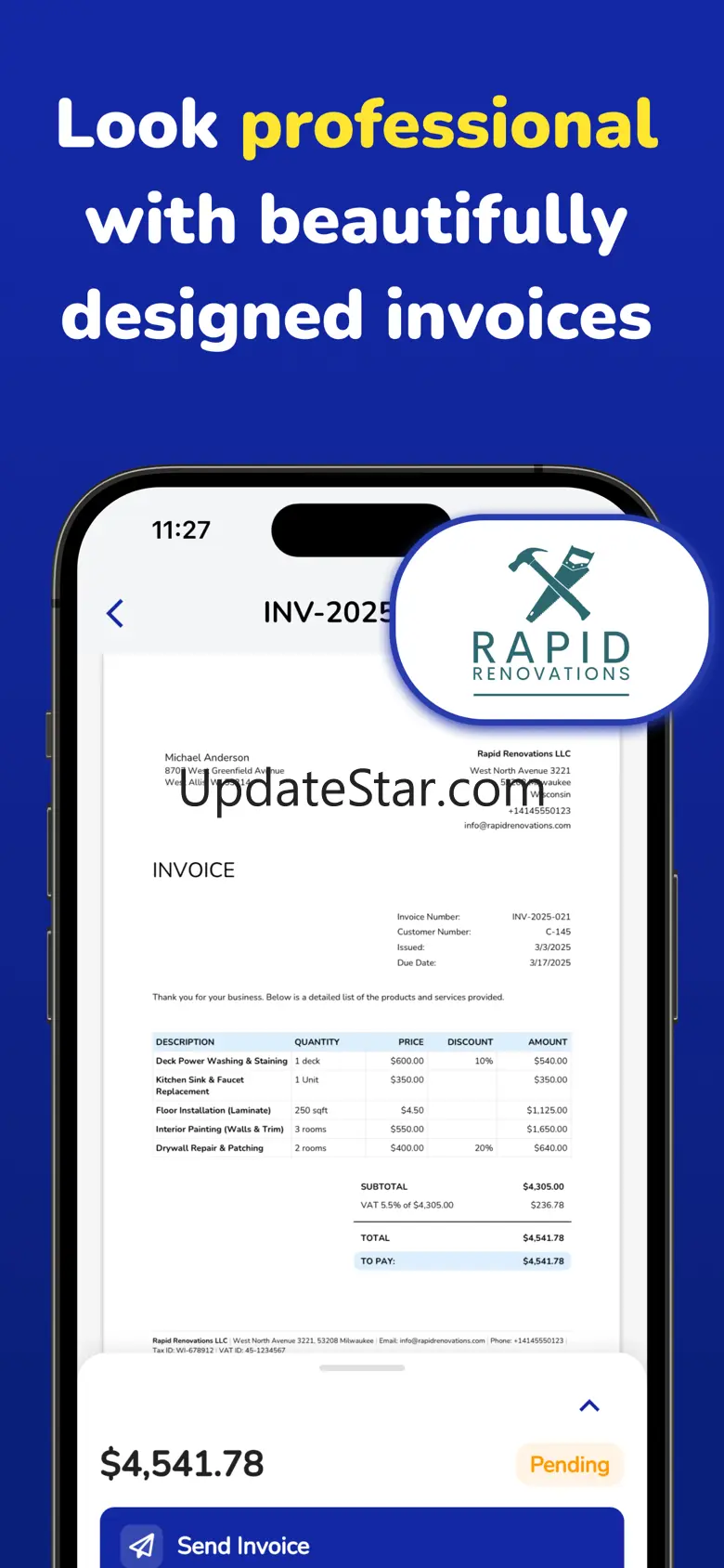 Invoice Maker Simple, Estimate 1.0.1