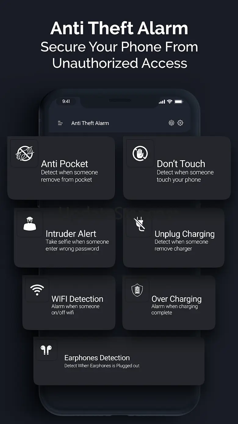 Dont touch my phone Alarm App 1.1.0