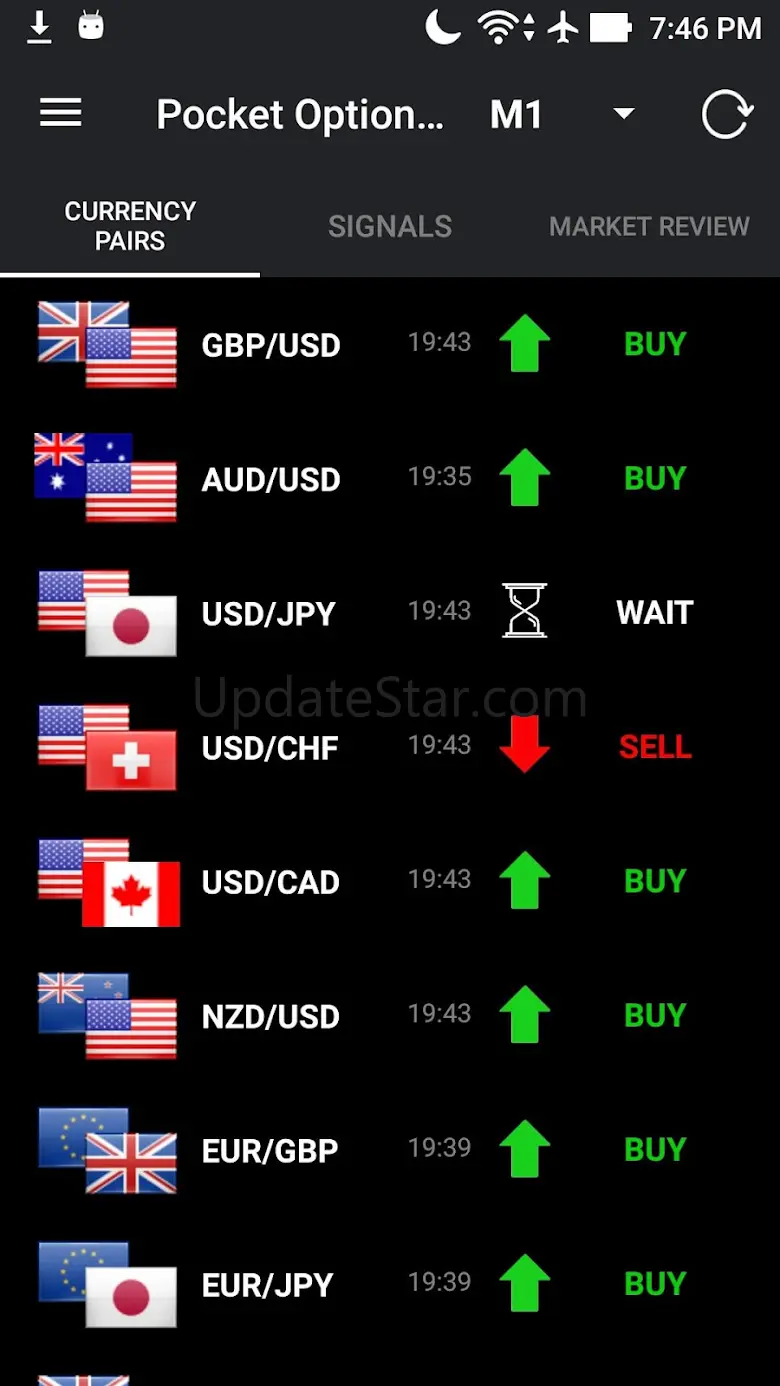 Pocket Options Signals 1.31