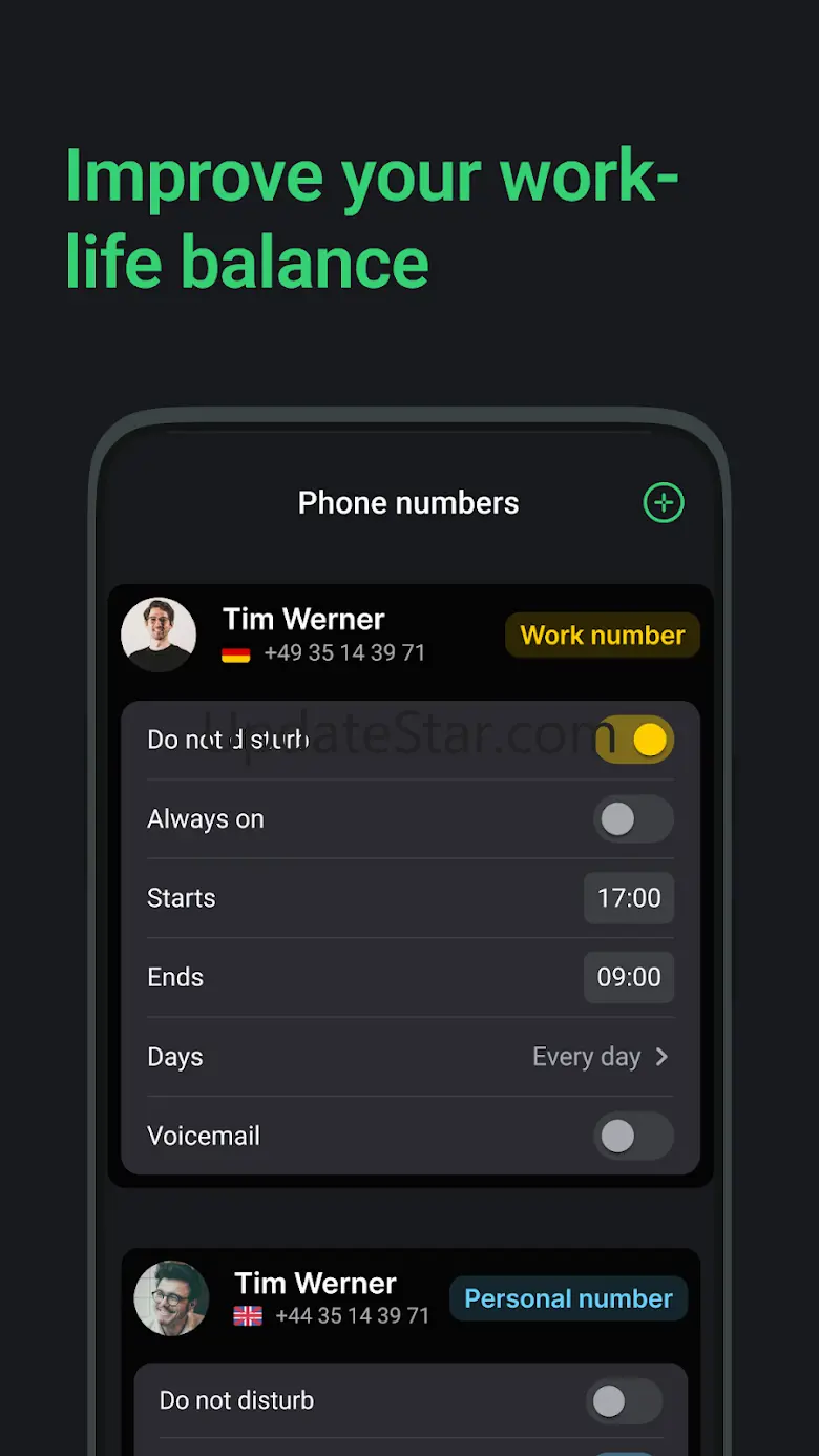 Call.com: Second Phone Number 99.0.0