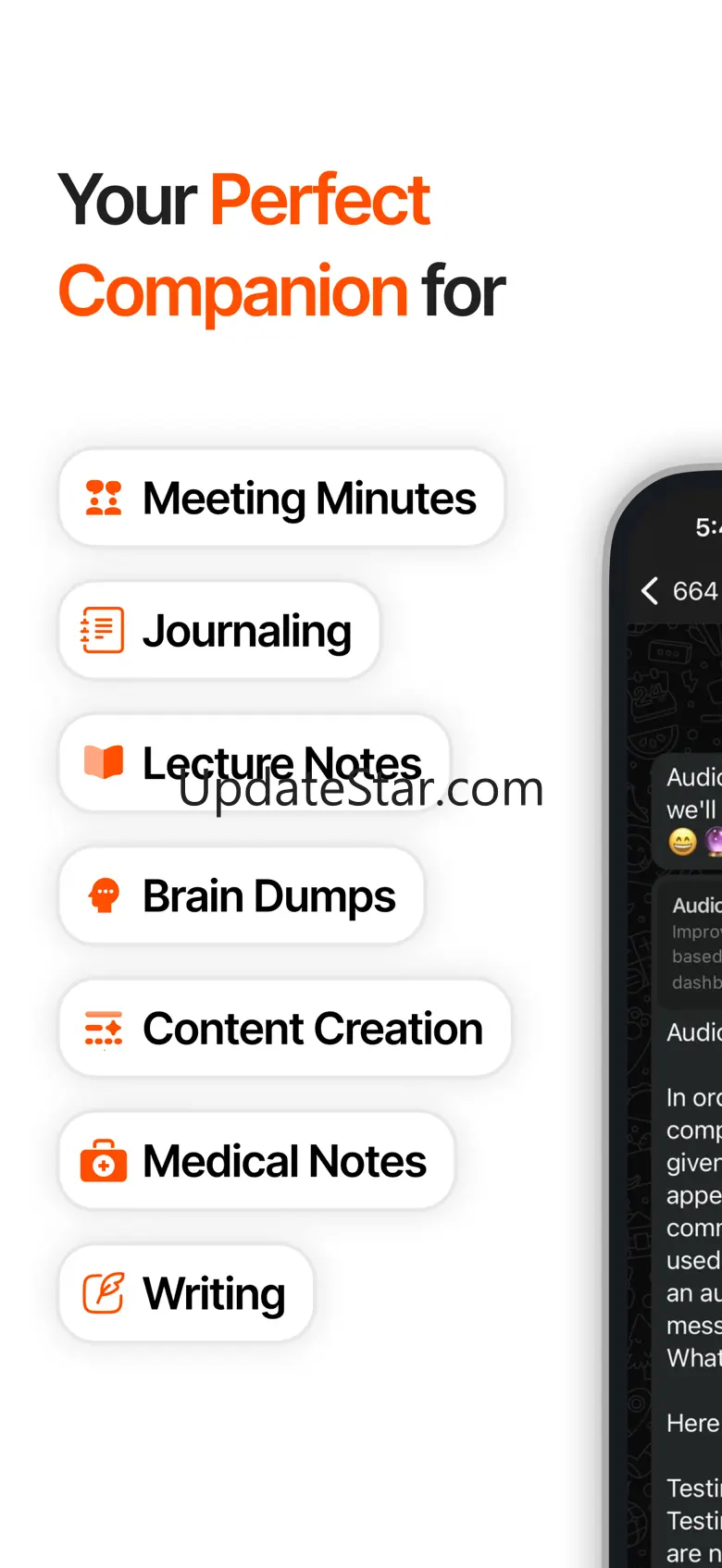 Audionotes: AI Minutes & Notes 1.3.0