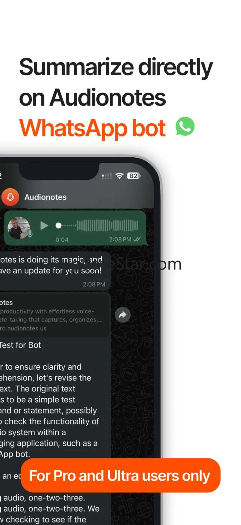 Audionotes: AI Minutes & Notes 1.3.0