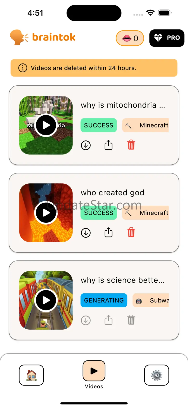 Brainrot Study Video: Braintok 1.3.0