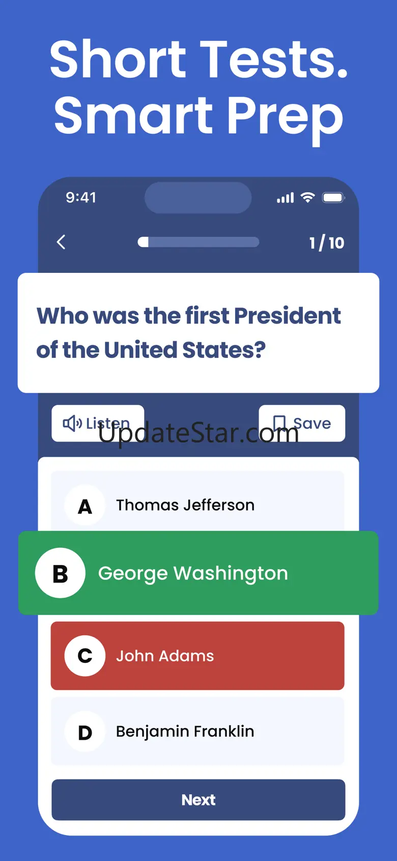 US Citizenship Test 2025 ・ 1.1.0