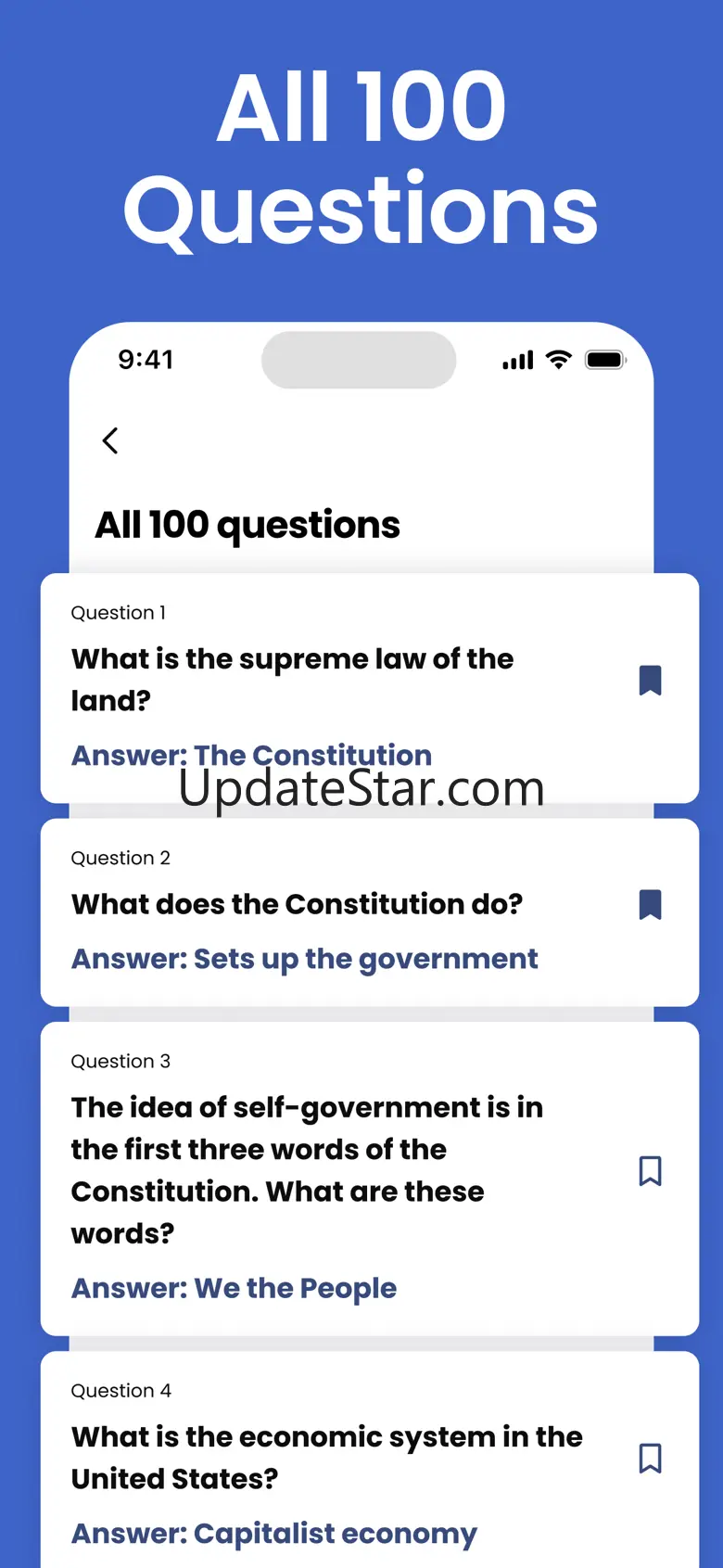 US Citizenship Test 2025 ・ 1.1.0